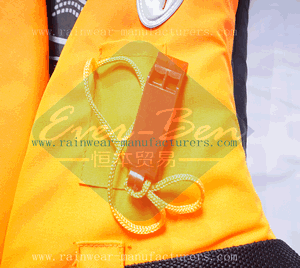 Bulk wholesale floatation vest with whistle